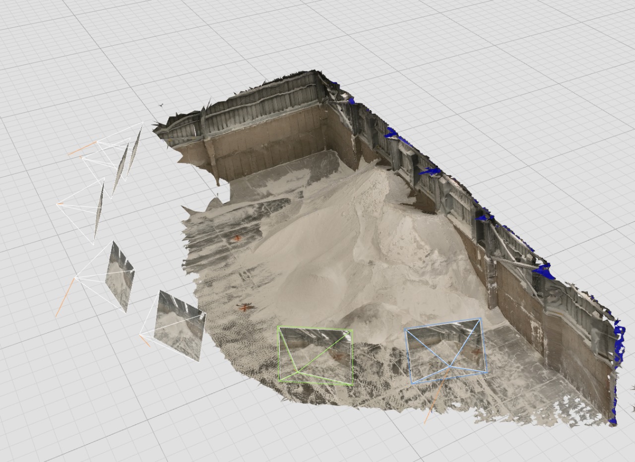 Fotogrametría industrial con drones